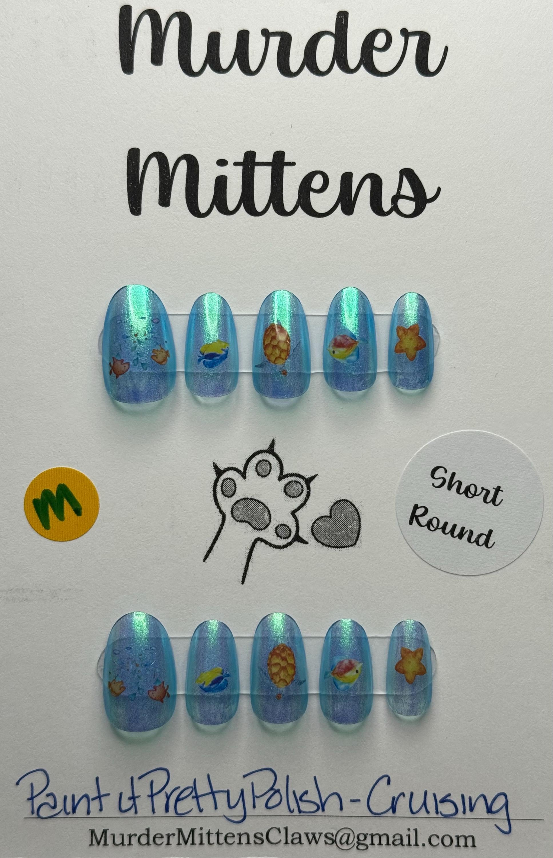 Paint It Pretty Polish - Cruising; press-on nails
