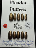 Painted Polish - Donut Stop Me Now AND Mooncat - Fool's Gold; press-on nails