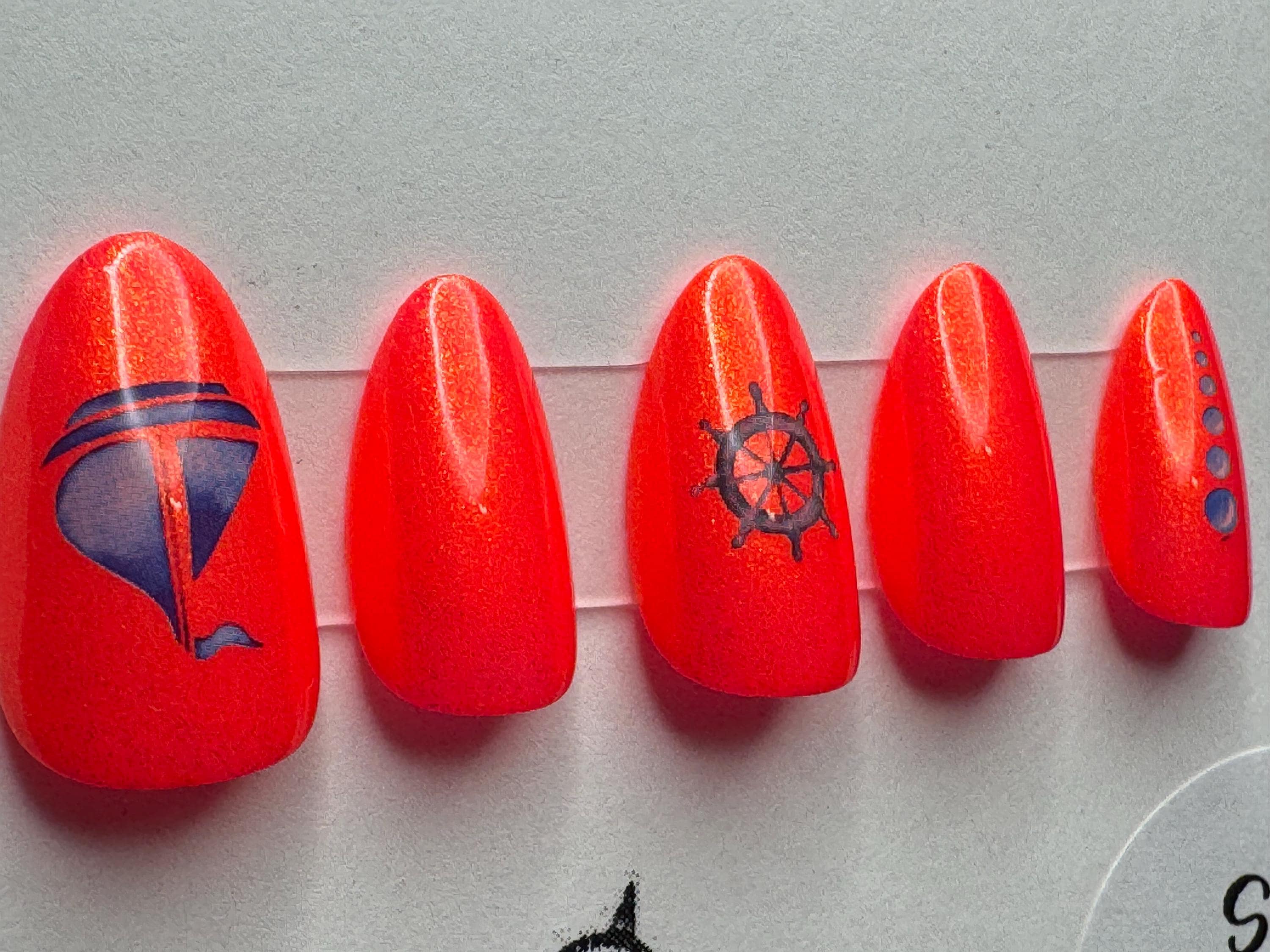 Atomic Polish - Shantay, You Stay; press-on nails