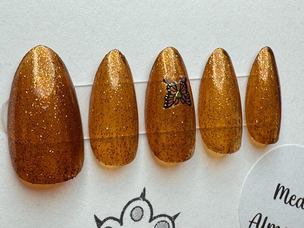 I Scream Nails - Hot Syrup; press-on nails