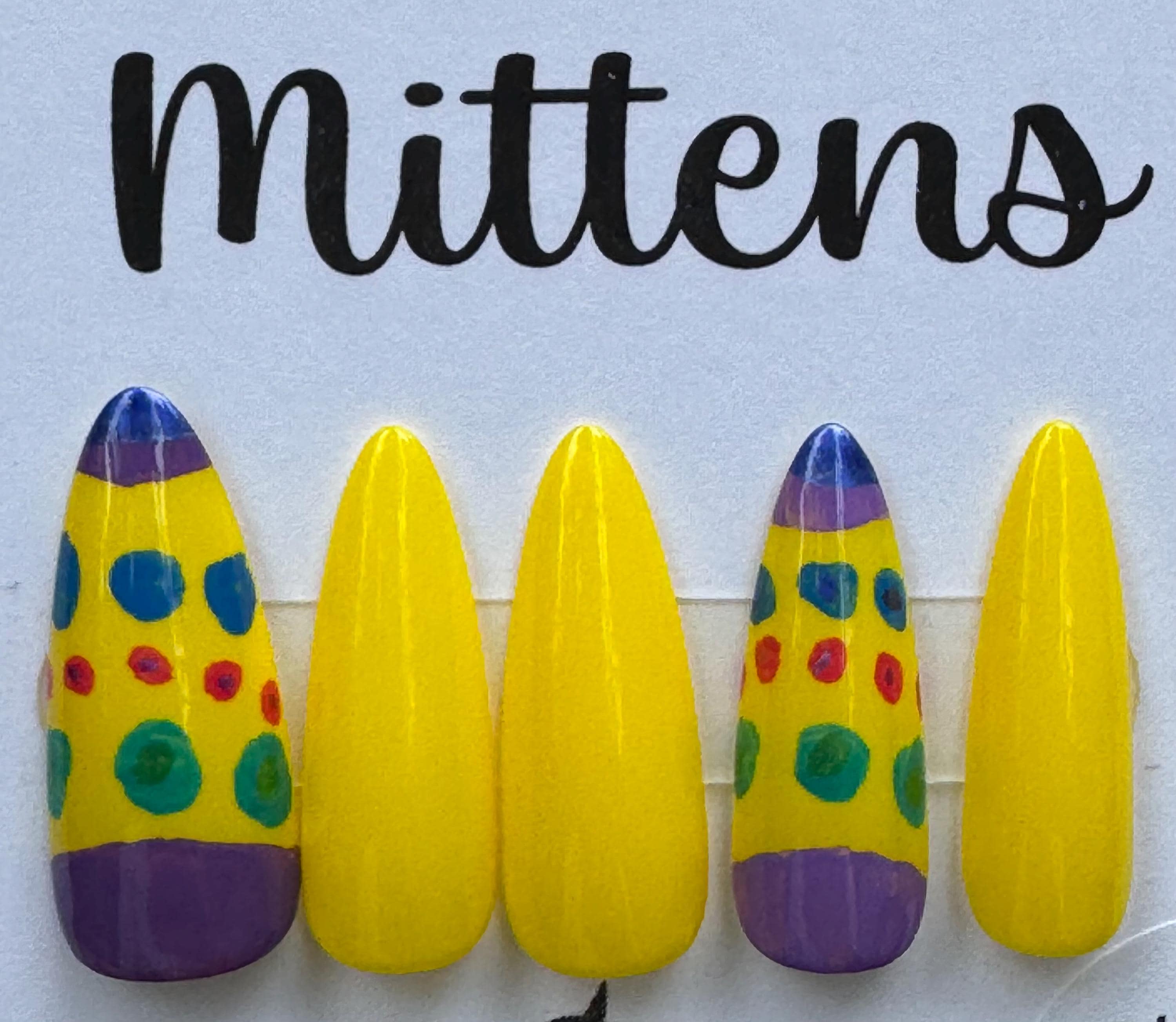 Spring/Summer; press-on nails