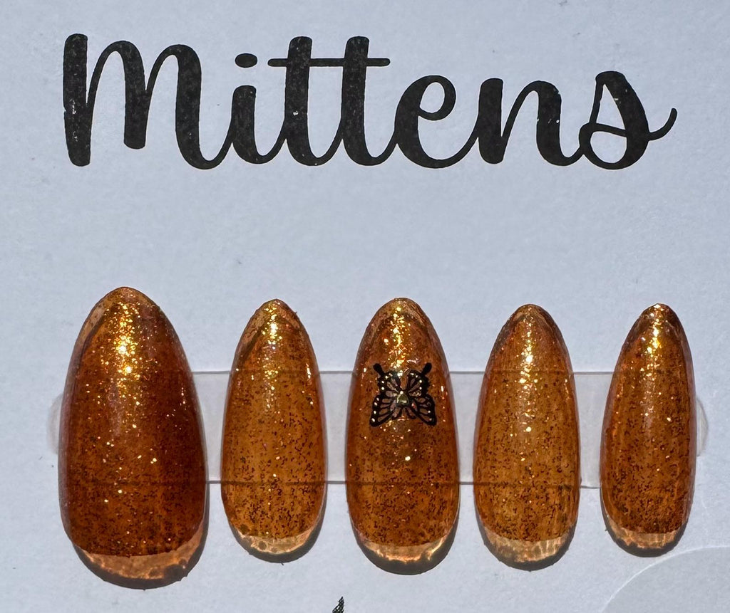 I Scream Nails - Hot Syrup; press-on nails