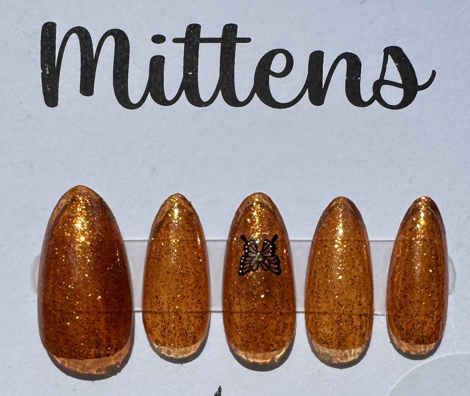 I Scream Nails - Hot Syrup; press-on nails